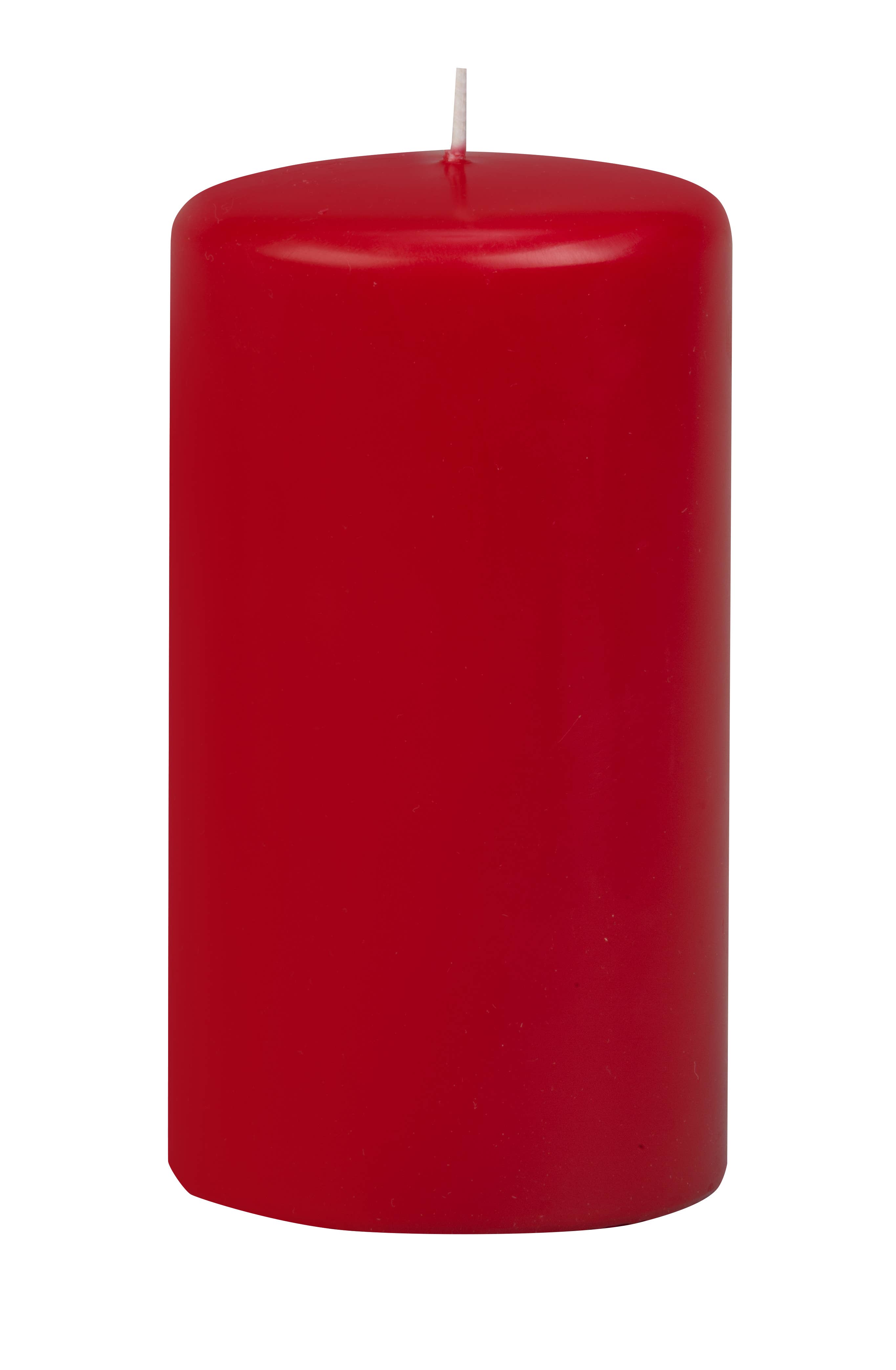 Biedermann & Sons - Wholesale Pillar Candle - 3" X 6" Cranberry Pillar Candle - Box of 6