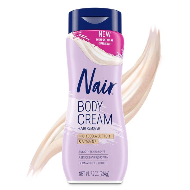 KT Supply - Wholesale Body Cream/Lotion - Nair Rich Cocoa Butter Hair Remover Body Cream,7.9oz