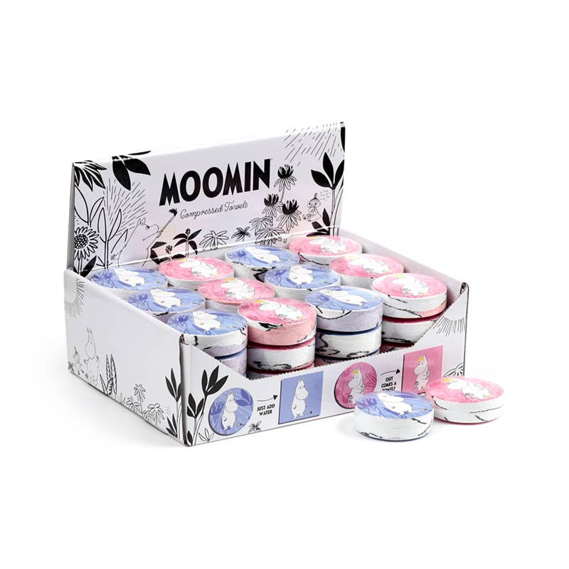 Puckator EU - Wholesale Sports Towel - Moomin Tammi Compressed Travel Towel0