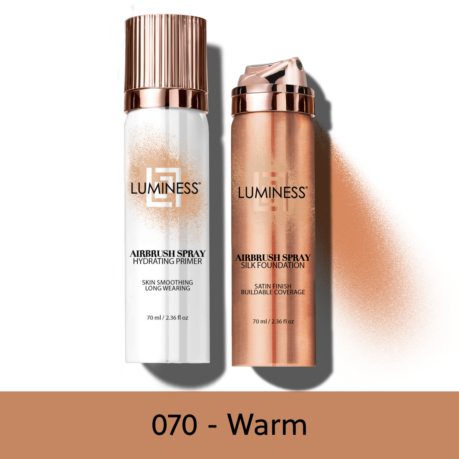 LUMINESS - Wholesale Face Makeup Primer - Airbrush Spray Silk Foundation & Hydrating Primer Kit6