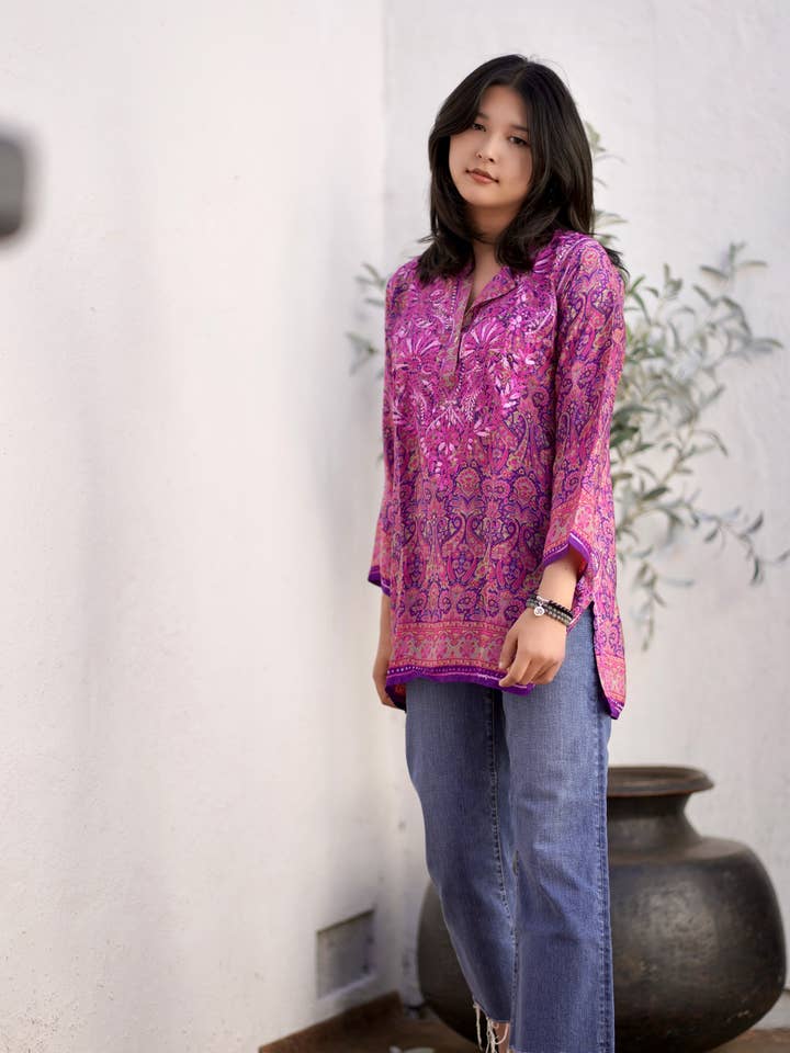 Dolma – Engroshandel Tunika - Dame – KDC Emb. Tunika bær PAI 061