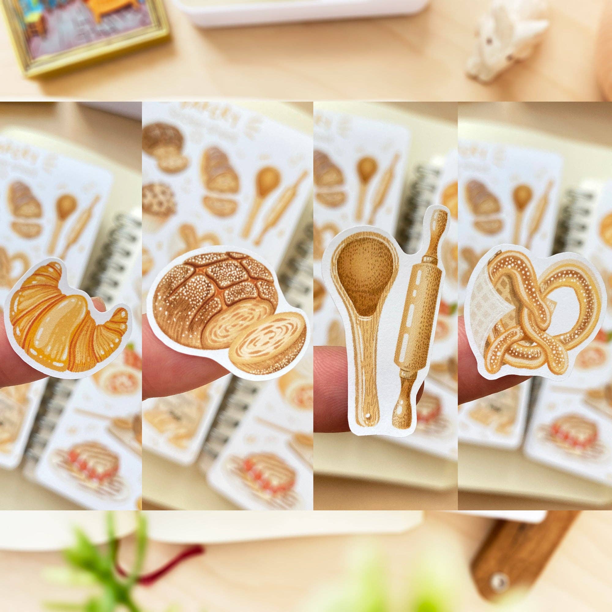 Lettoon - Wholesale Sticker - Sticker Sheet - Bakery2