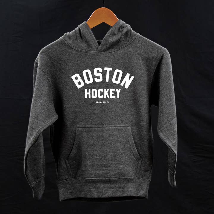 USA States & Cities Kids Fleece Hoodie for wholesale by Iron+Steel Hockey