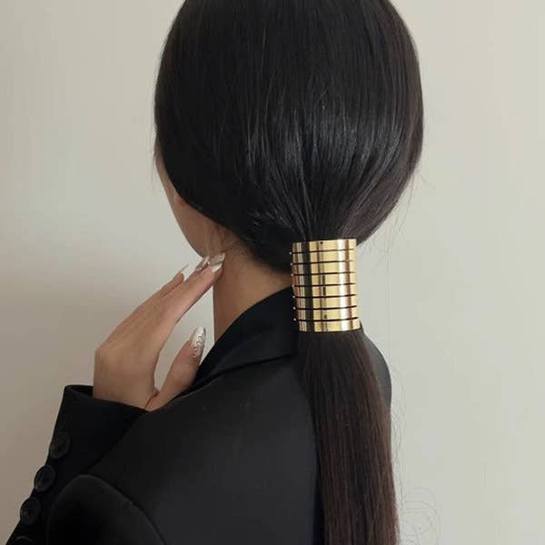 Basis Fancy - Wholesale Hair Clip - Women's - Geometric Shiny Hair Accessories Hairtie5