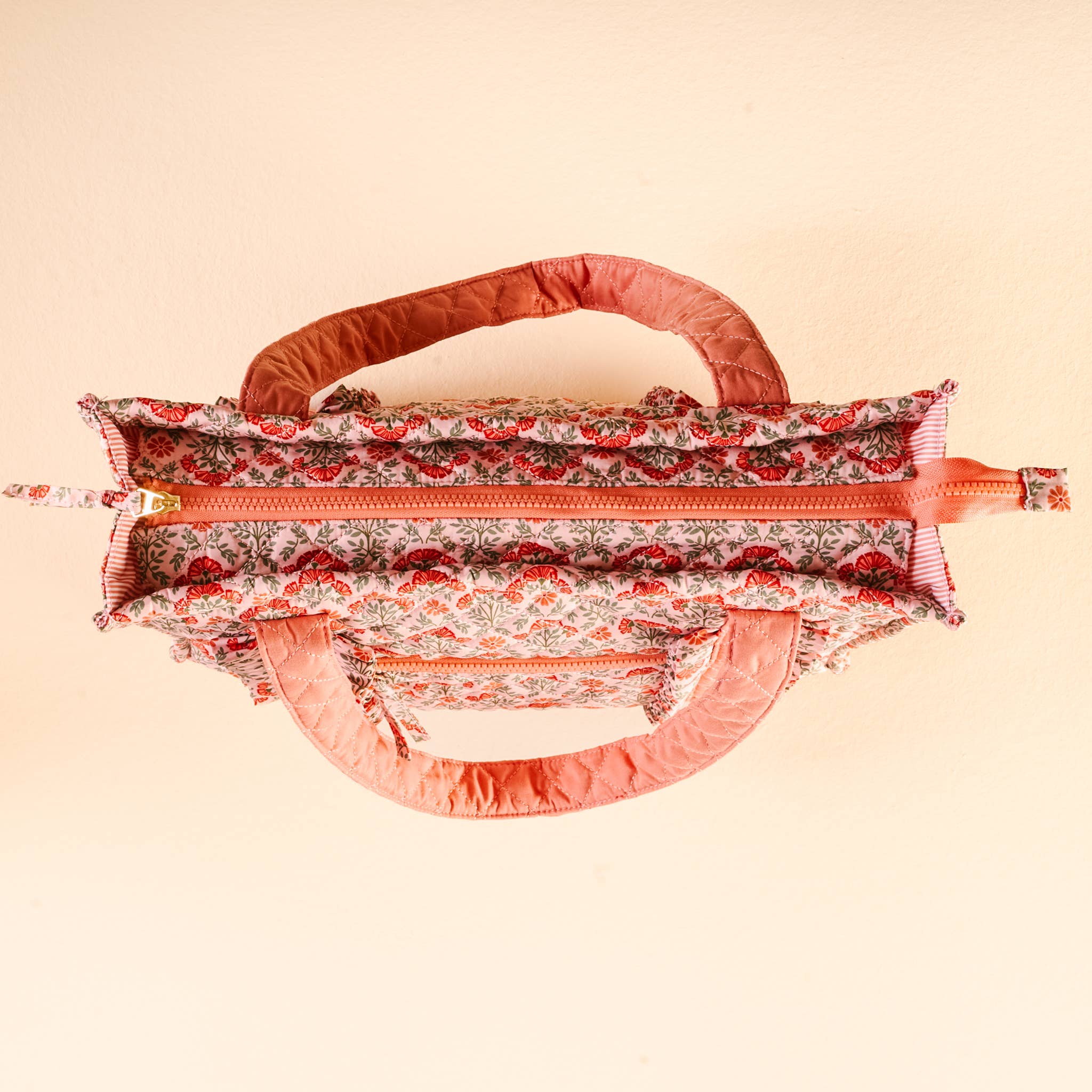 The Darling Effect - Wholesale Tote Bag - Women's - The Everyday Quilted Tote Bag-Everbloom Dusty Rose2