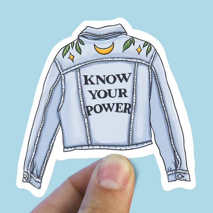 Know Your Power Vinyl Sticker for wholesale by Sweet Humors