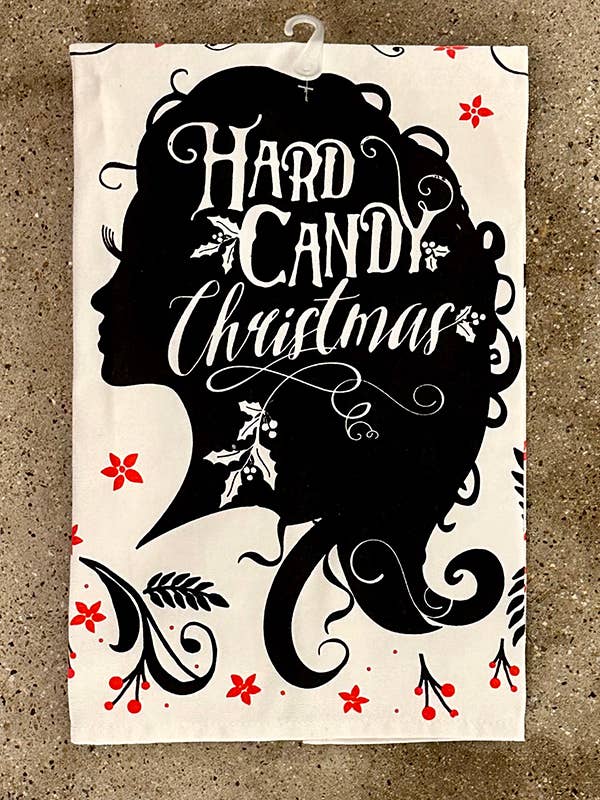 Hard Candy Tea Towel for wholesale by Junk Gypsy Company