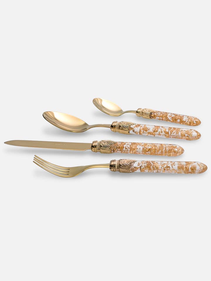 Luna Dorato Set 24 Pièces Table, Standard pour la vente par Rivadossi Sandro