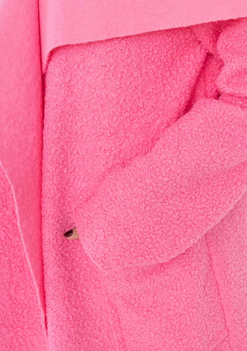 LINEN & COTTON HOUSE - Vente Manteau – femme - VESTE BOUCLETTE MATIERE RESPONSABLE + SIZE  35122 60