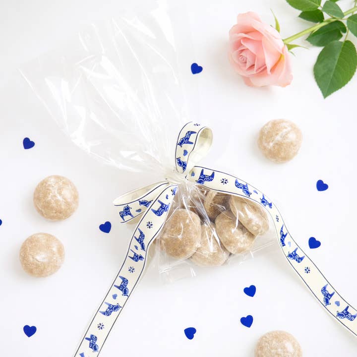 Swedish Dala Horse Cotton Ribbon Gifts Crafts & Decor 5 yds for wholesale by Scandinavian Hearts