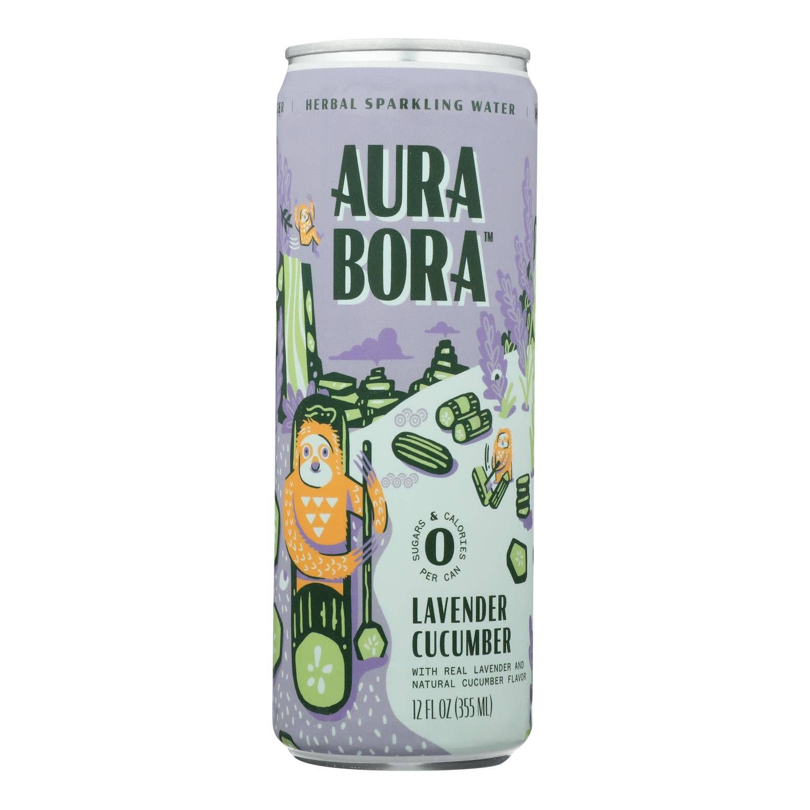 Everyday Supply Co - Wholesale Sparkling Water - Aura Bora Sparkling Water Lavender Cucumber 12-Pack0