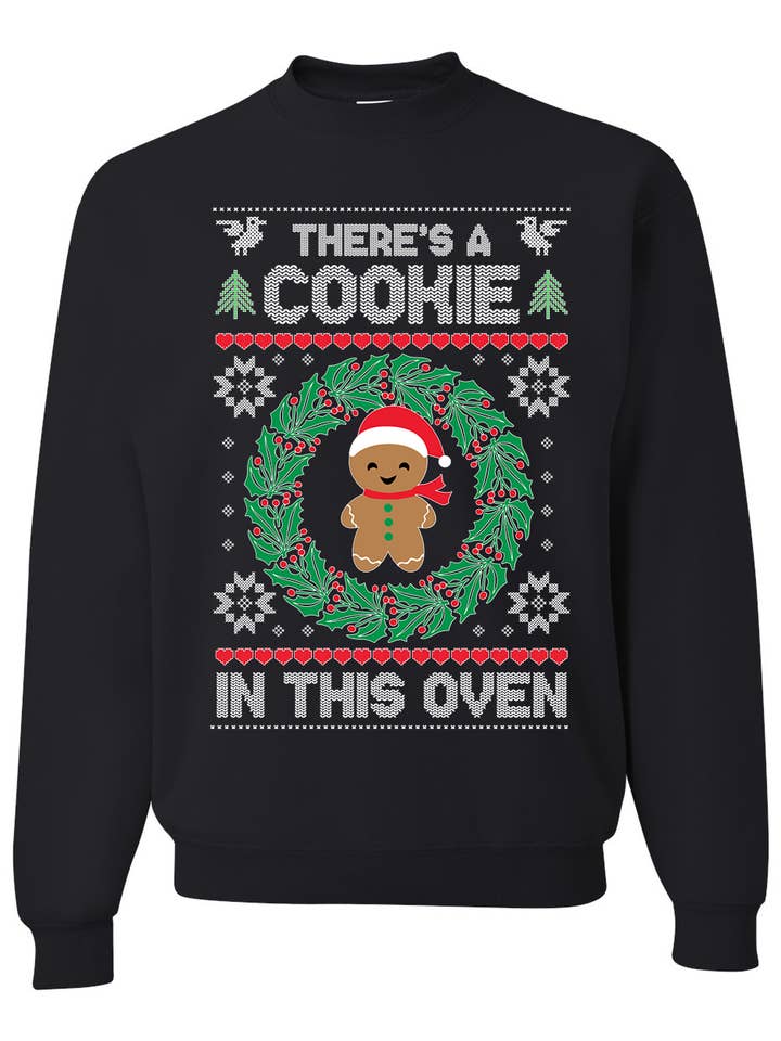 Sudadera de galleta en el horno suéter feo de Navidad para venta al por mayor de CJS Products LLC
