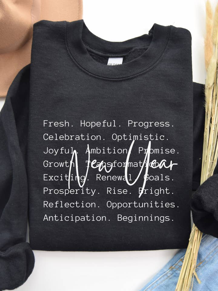 New Year Meanings Sweatshirt for wholesale by CMD Wholesale