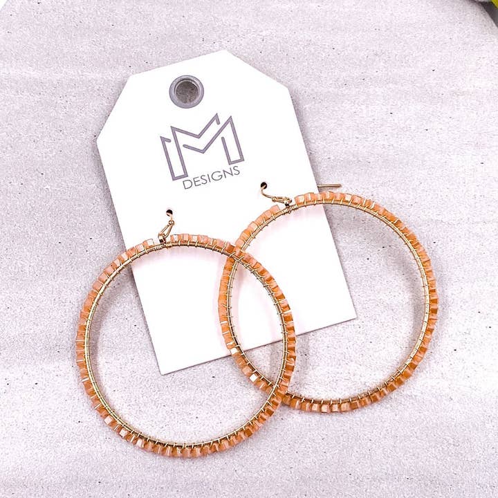 MM Designs - Wholesale Dangle Earrings - Lizzie Earrings - Champagne0