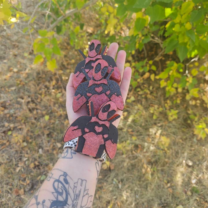 Buckin J Creations - Wholesale Car Freshener - Unisex - Deadpool Car Air Freshener