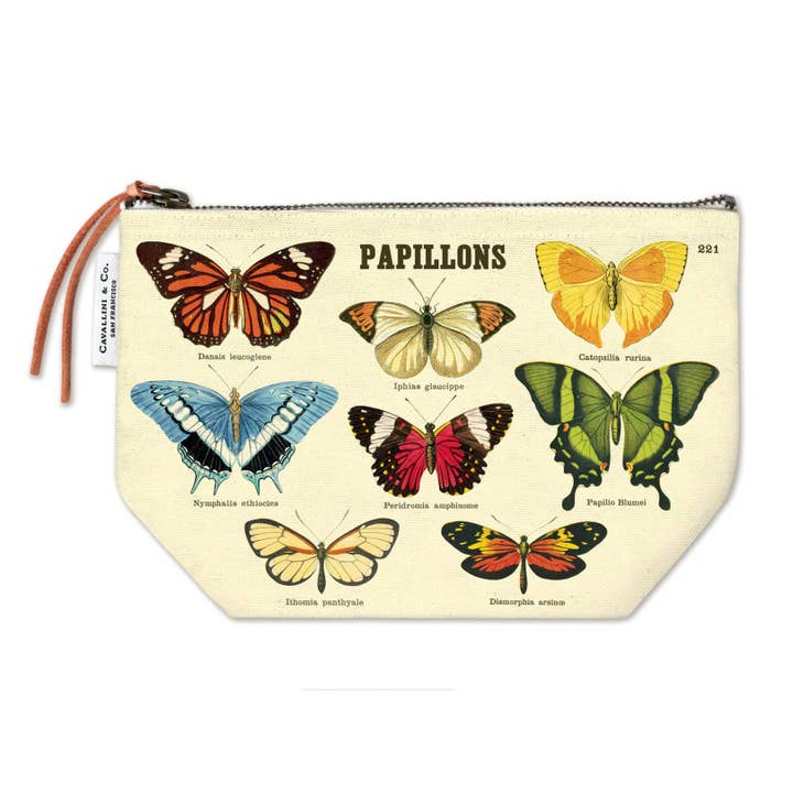 Cavallini & Co - Wholesale Pencil case/pouch - Cavallini Pouch - Butterflies