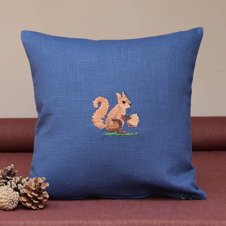 Travesseiro FORESTA em linho puro por atacado de Giardino Segreto