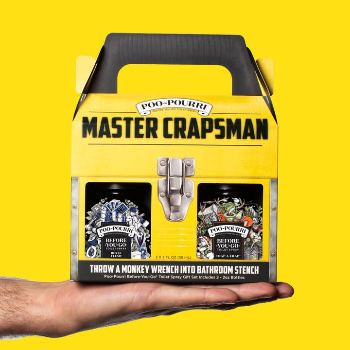 ~Pourri - Wholesale Toilet Spray - Poo~Pourri Master Crapsman Gift Set 2 pack 2 oz