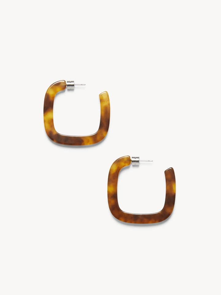 Aros cuadrados Midi en nogal moderno para venta al por mayor de MACHETE