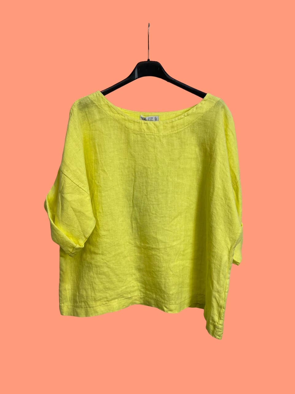 la maison des fibres naturelles - Wholesale Blouse - Women's - Round neck linen top 659005 100% linen55