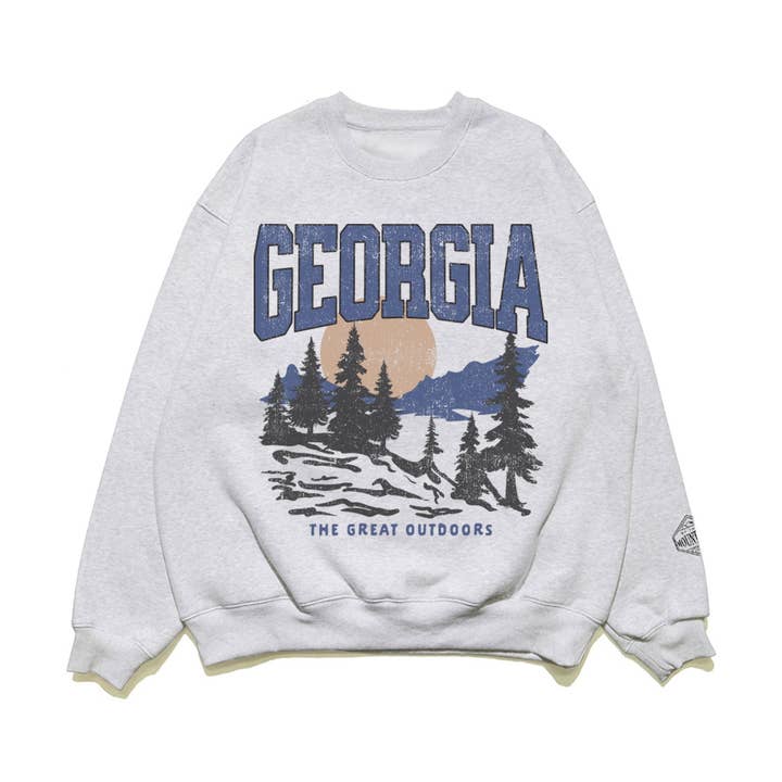 Sweatshirt à col rond Vintage Georgia pour la vente par Of These Mountains