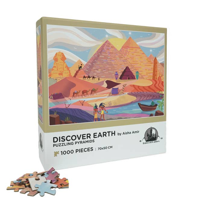 Enwood Games 1000 Piece Jigsaw Puzzle Puzzling Pyramids for wholesale by Enwood Games