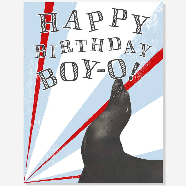 Crumb La Dote - Wholesale Birthday Card - Birthday Boy-O Card