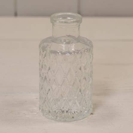 Heldere Mini Geometrische Glazen Fles voor wholesale door Satchville