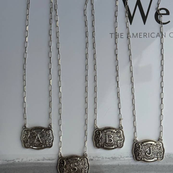 Belt Buckle Initial Necklace and other Purchase Wholesale belt buckle initial necklace. Free Returns & Net 60 Terms on Faire trending on Faire.