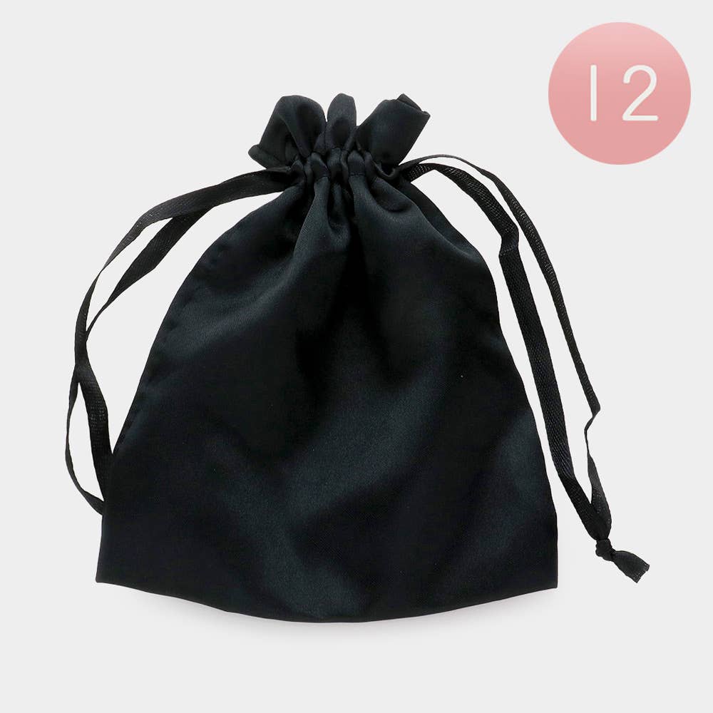 Sensibling Corp. - Wholesale Gift Bag - 12PCS - 5 X 6.25 Ribboned Satin Organza Gift Bags2
