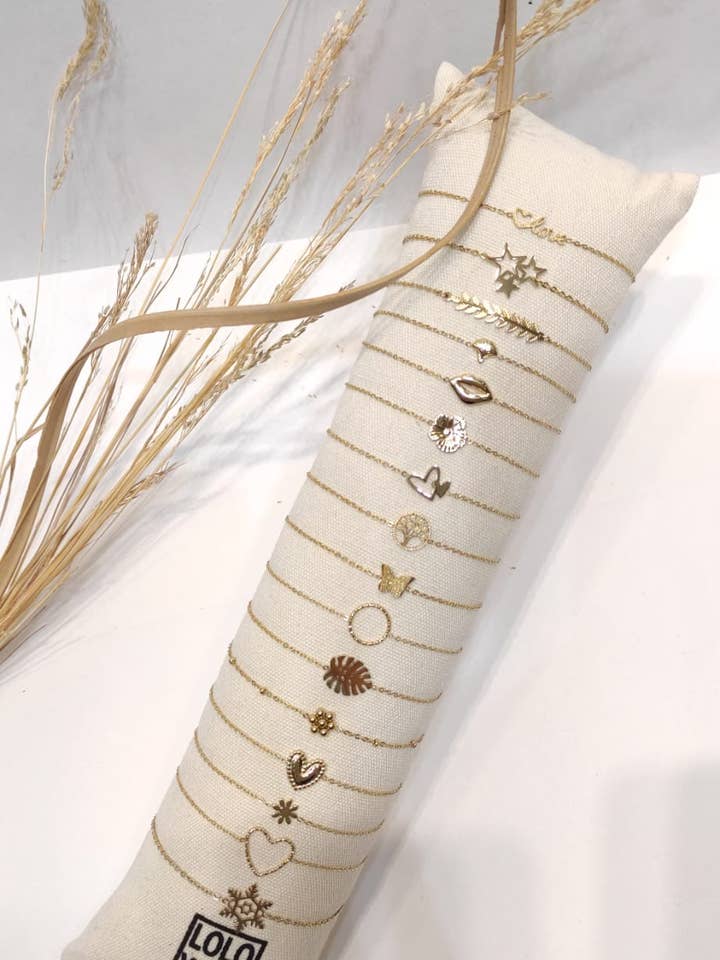 An Ornament—Display of 16 Bracelets for wholesale by LOLO & YAYA