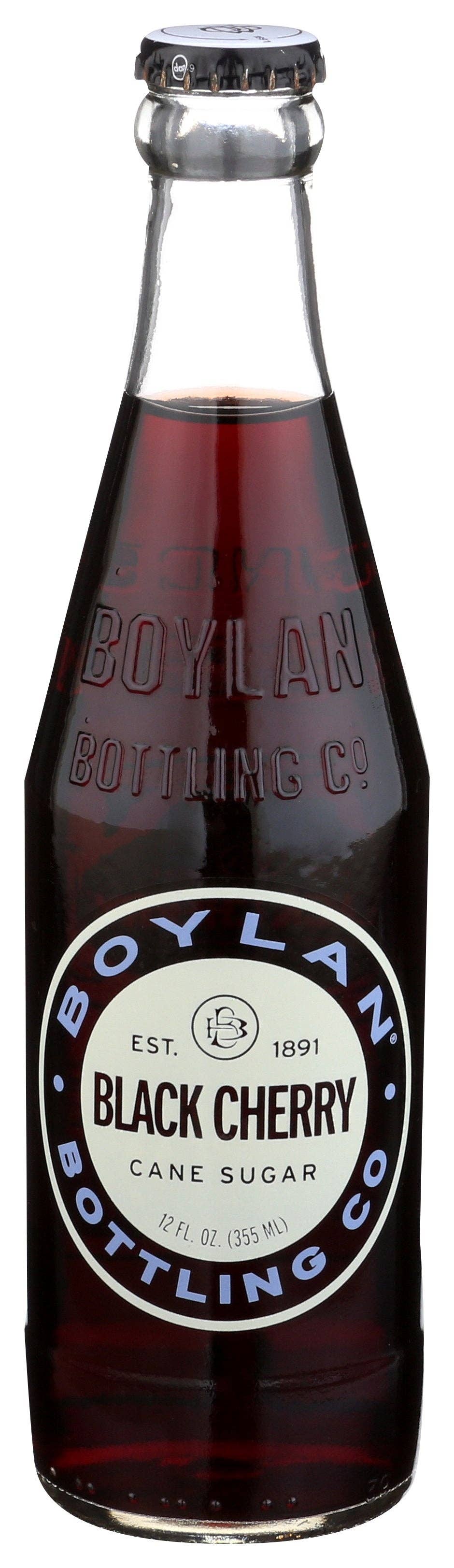 Everyday Supply Co - Wholesale Soda/Carbonated Drink - BOYLAN SODA BLACK CHERRY - Case of 120