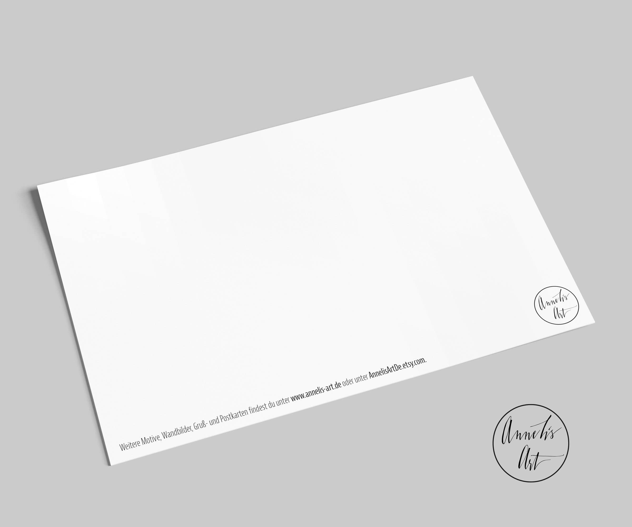 Annelis Art - Wholesale Postcard - Postcard | It may rain, storm or snow today1