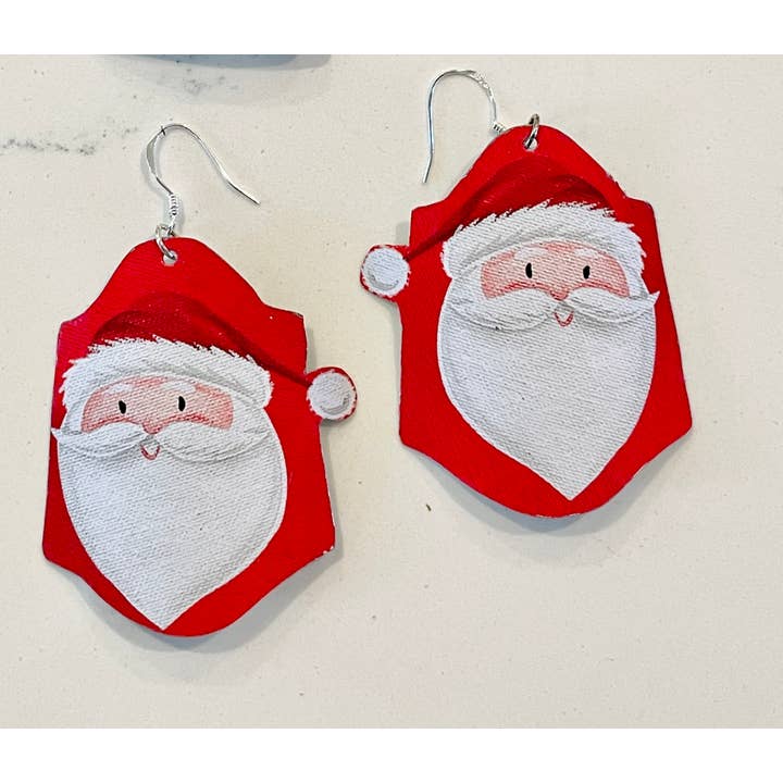 TTE Designs - Wholesale Dangle Earrings - Recycled Tin Holiday Earrings