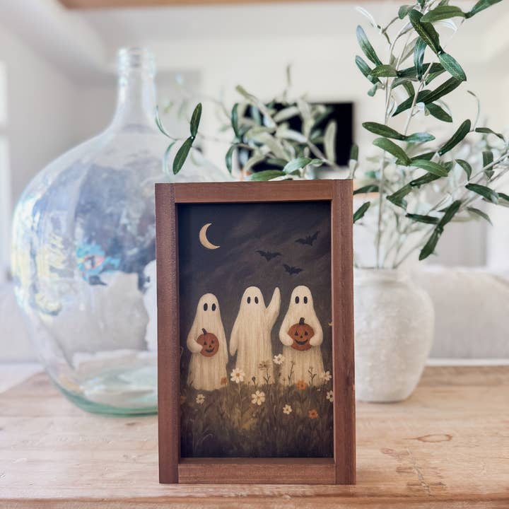 Lily and Sparrow - Wholesale Art Print - Ghost Flower Field | Halloween Wall Art2