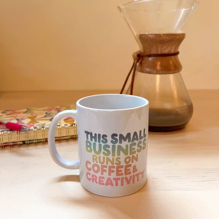 Palm Creative – wholesale Kaffekoppar – Denna småföretag drivs av kaffe & kreativitet mugg