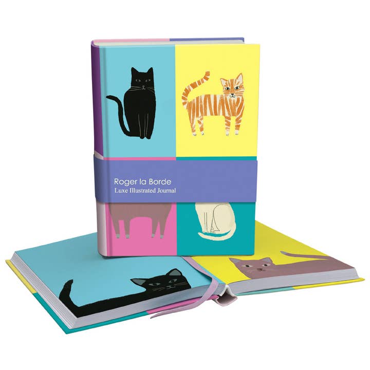 Cat Etiquette Illustrated Journal - AS 084 for wholesale by Roger La Borde