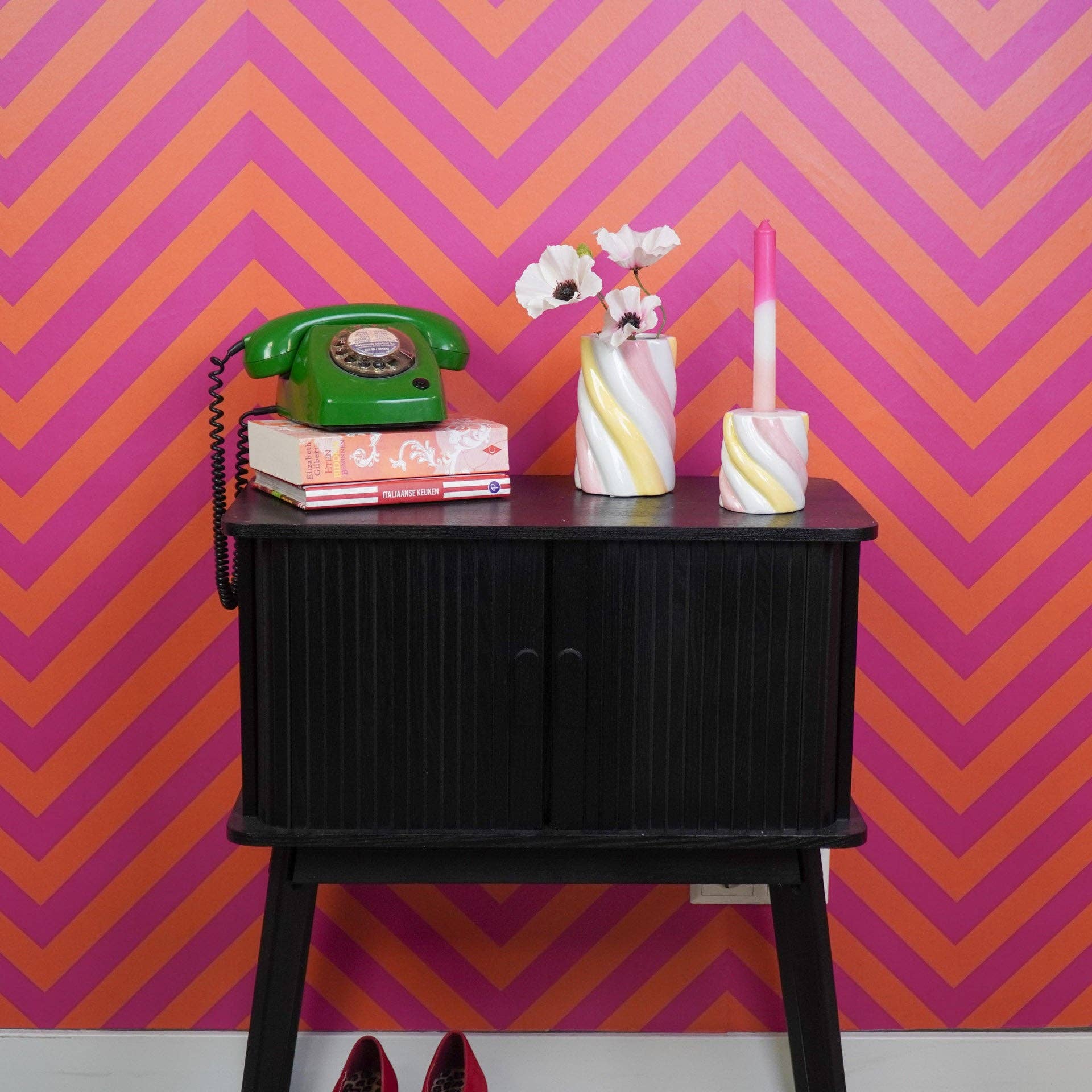 Housevitamin bv - Wholesale Vase - Vase - Marshmellow - Yellow/Pink/White - 10x10x15cm2