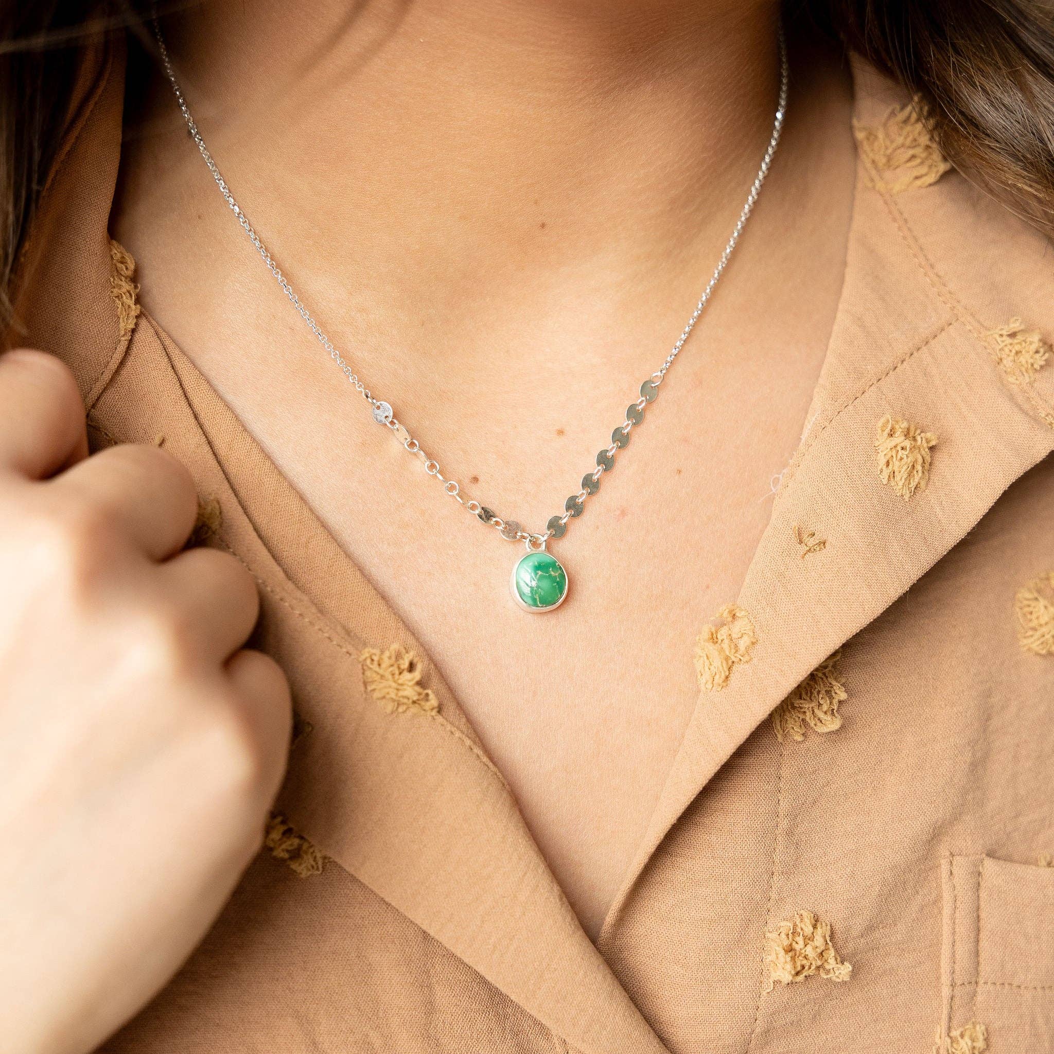 Indie Rae - Venta al por mayor Collares con colgantes/abalorios - Collar Isla - Cadena de 16" (Opción 11)2