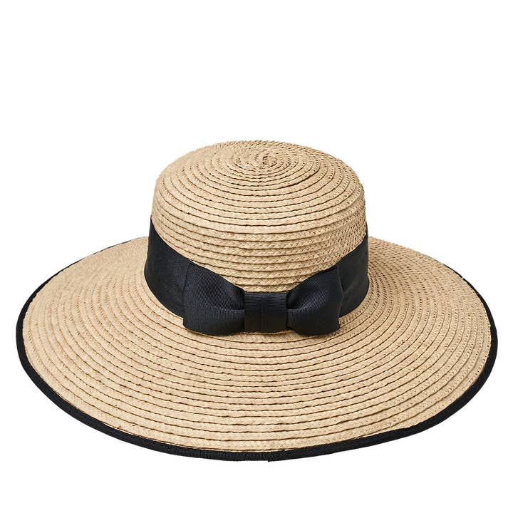 Le chapeau en palmier Lazette pour la vente par Norton and Hodges