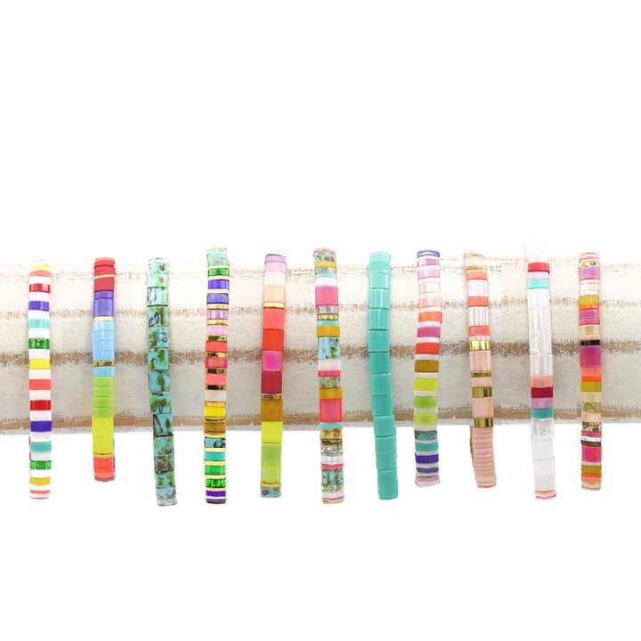 KARNEVAL - Tila-Perlenarmbänder - MISCHEN SIE IHR PAKET! für den Großhandel von Mack & Rex