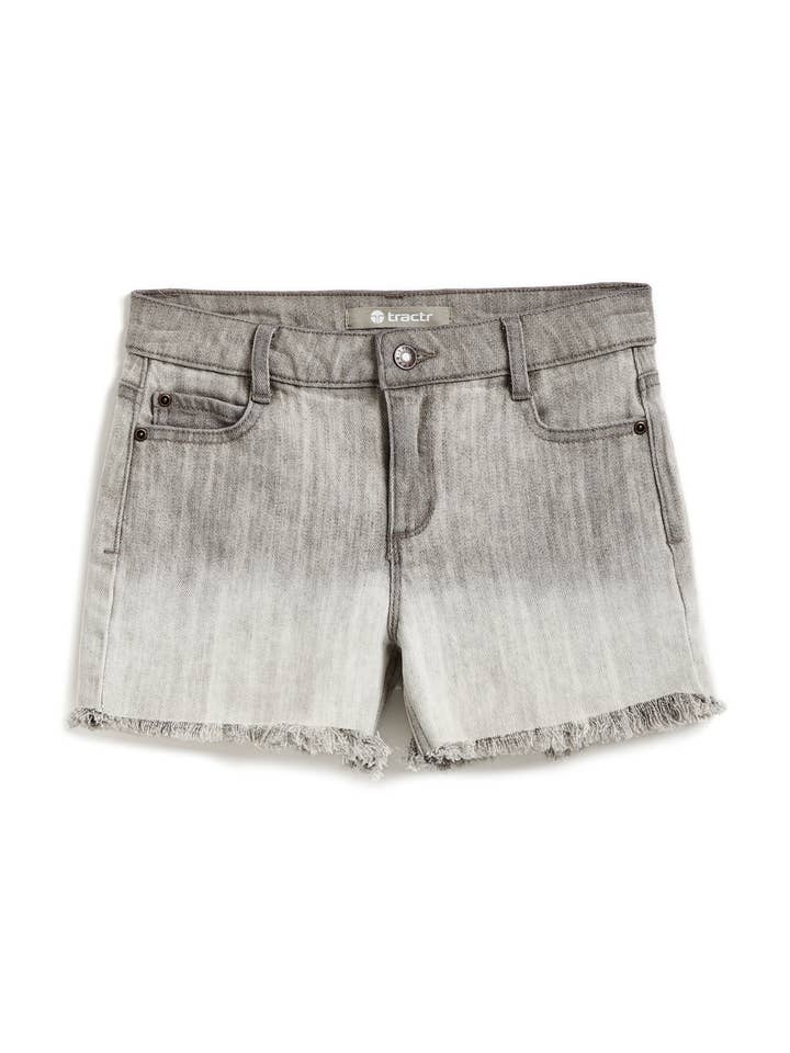 GIRLS-BRITTANY MINI ROLL HEM SHORTS/22450-2-D9BB for wholesale by Tractr Jeans