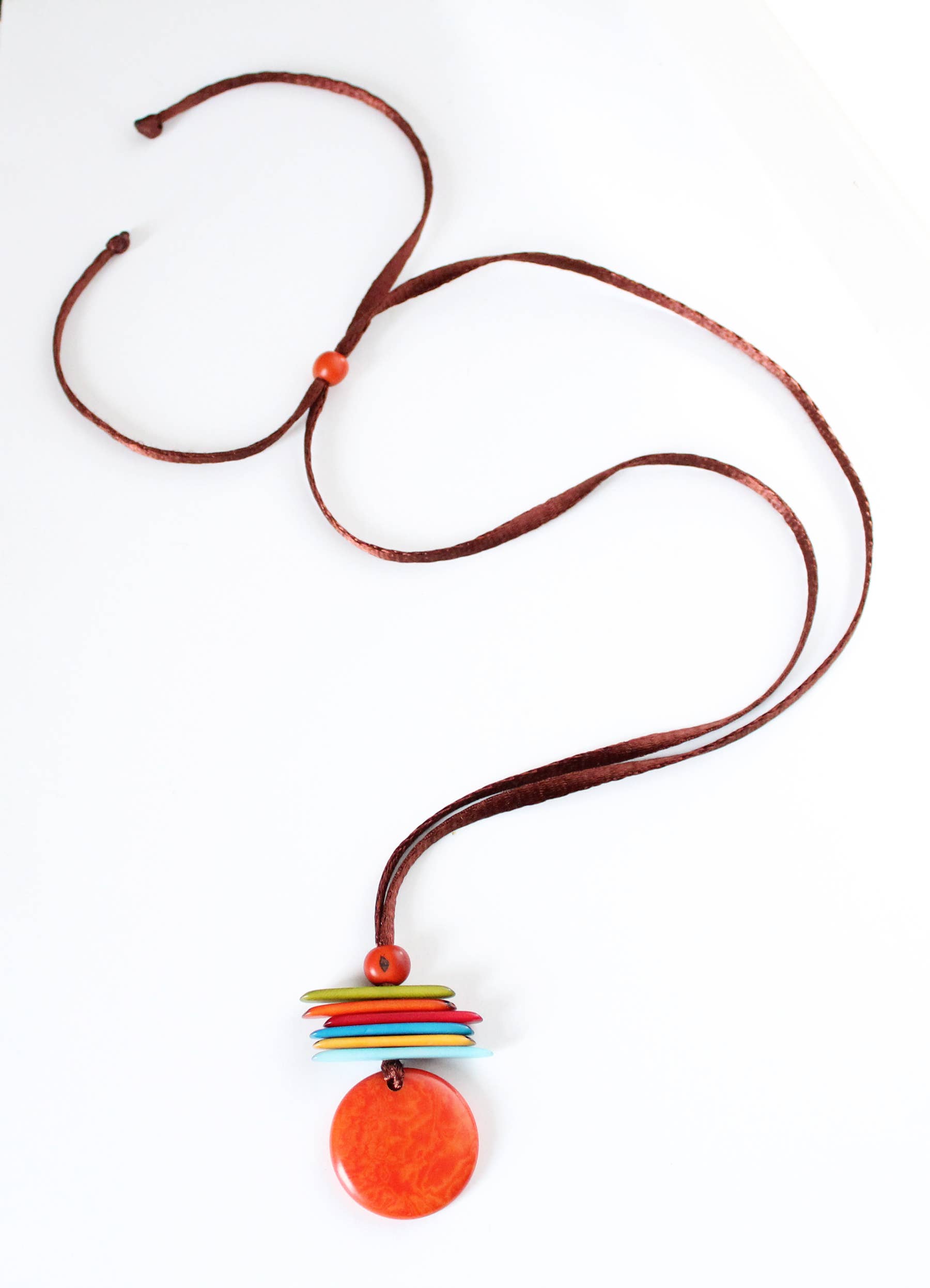 Muichic Natural Jewelry - Wholesale Pendant/Charm Necklace - Coin Tagua Pendant Handmade Fairtrade Lightweight6