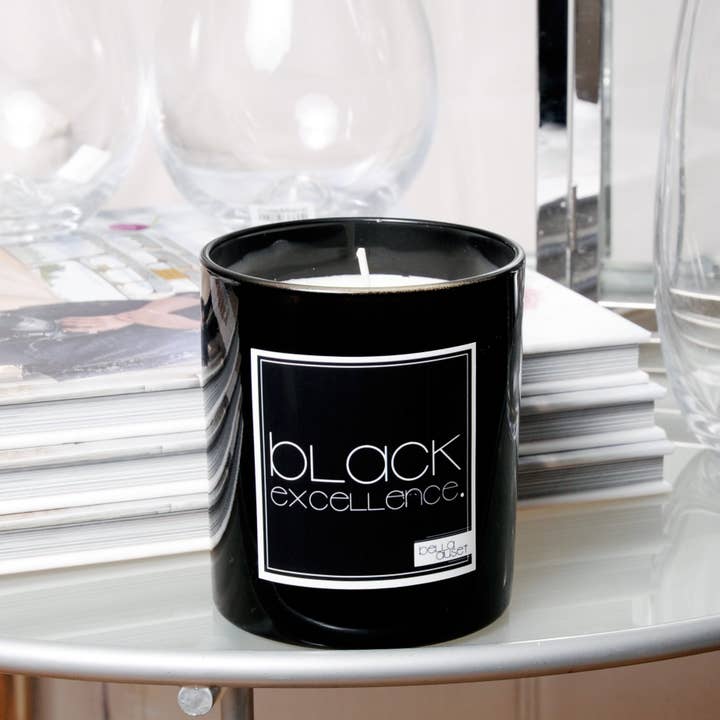 Black Excellence (Soy Candle in 6 Fragrant Options) for wholesale by Bella Auset