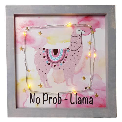Barry-Owen Co., Inc. - Wholesale Wall Accent - No Prob Llama Wall Art 0