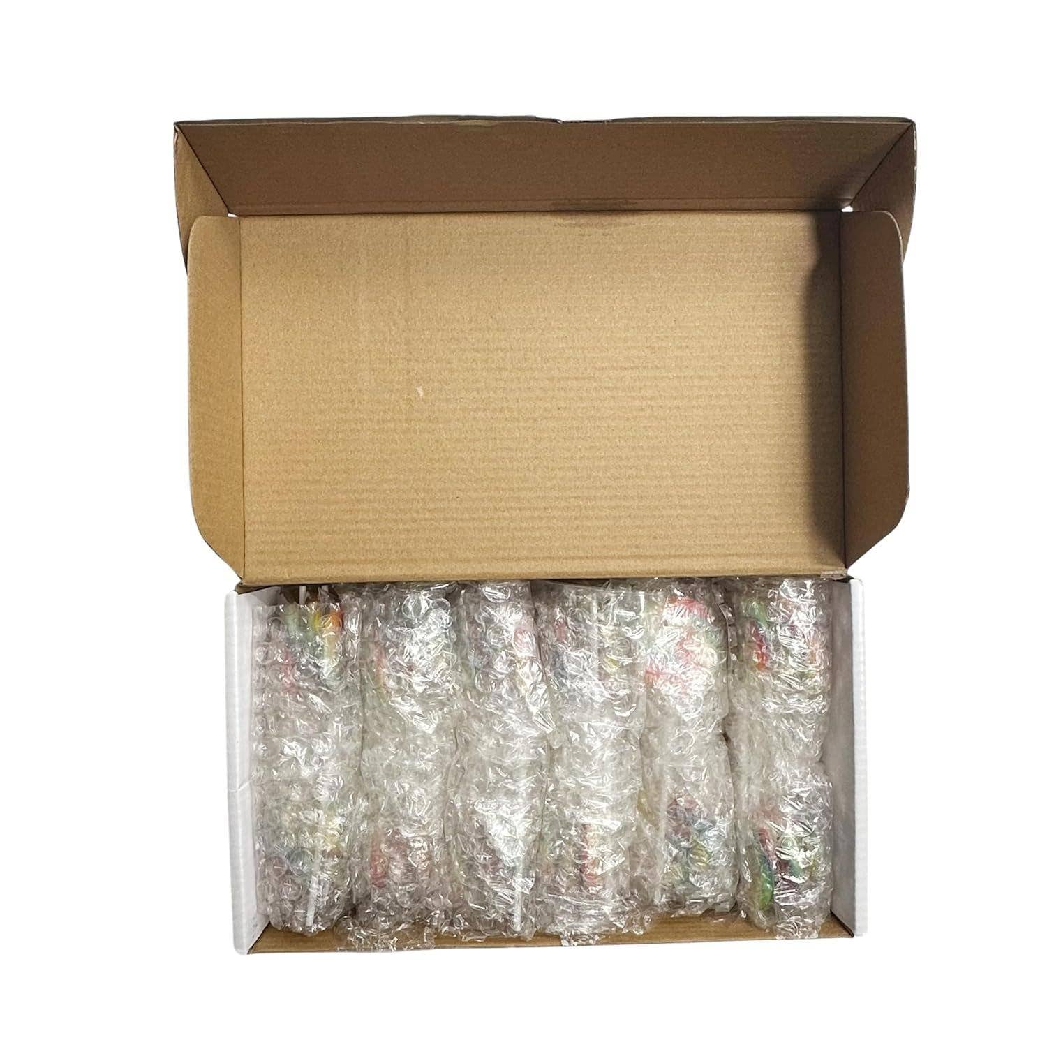 4E's Novelty - Wholesale Lollipop - 
36 Rainbow Twist Lollipops - Individually Wrapped5