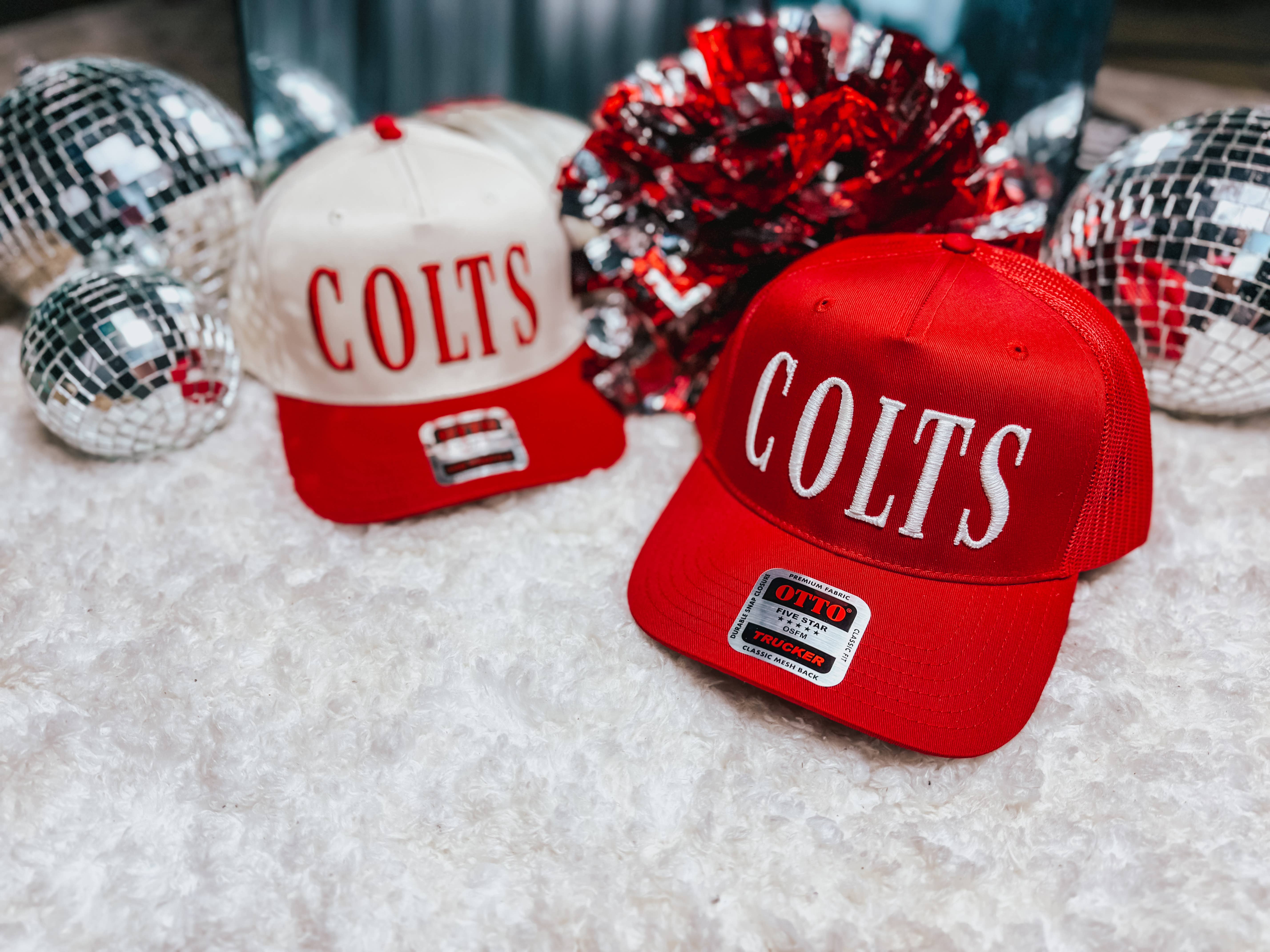 Truelove Apparel - Wholesale Trucker Hat - Unisex - Team 3D Serif Embroidered Trucker1