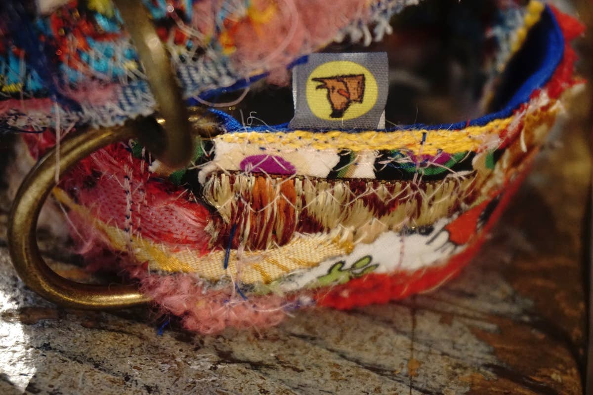 hundsfutter - Wholesale Pet Collar - Dog - Unique "patchwork1" dog collars - box with 4 sizes7