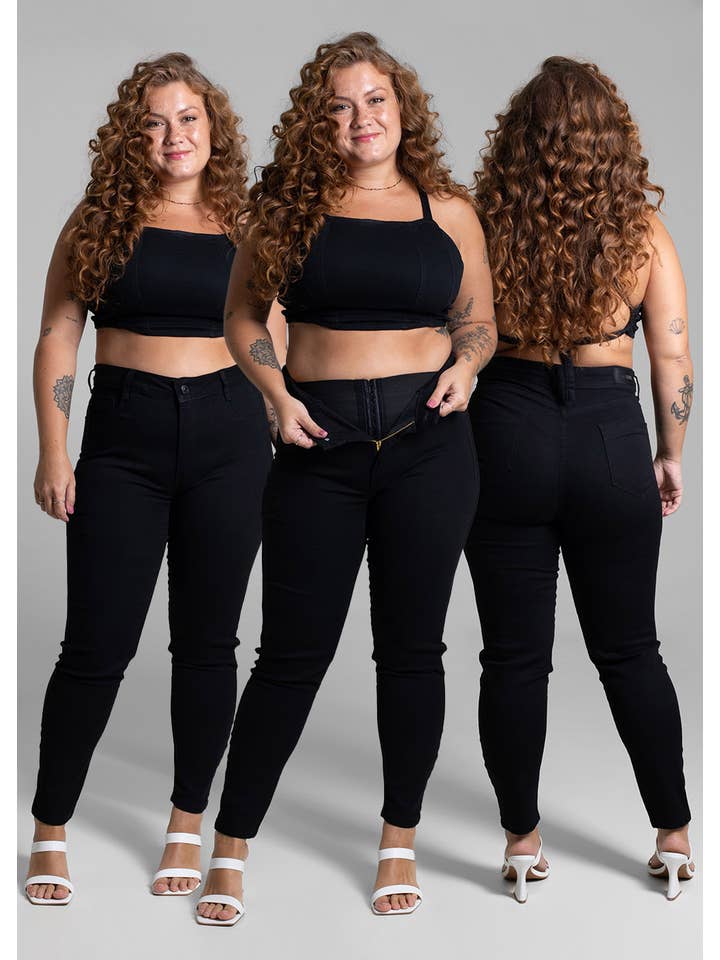 Sawary Jeans - Wholesale Pants - Women's - Sawary Super Shaper Slimming Jeans - Comfortable Plus Size4