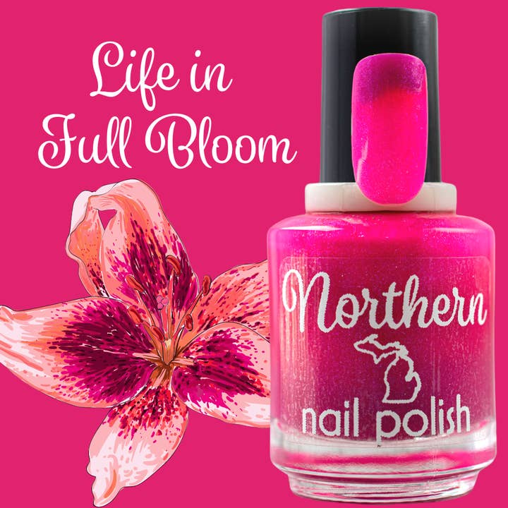 Life in Full Bloom ~ Nail Polish Mood Color-Changing Thermal for wholesale by Northern Nail Polish